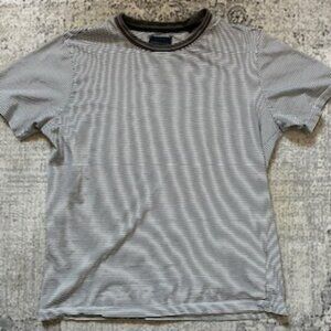 🧡3/15 Denim & Flower Ricky Singh Striped T-Shirt Men's M